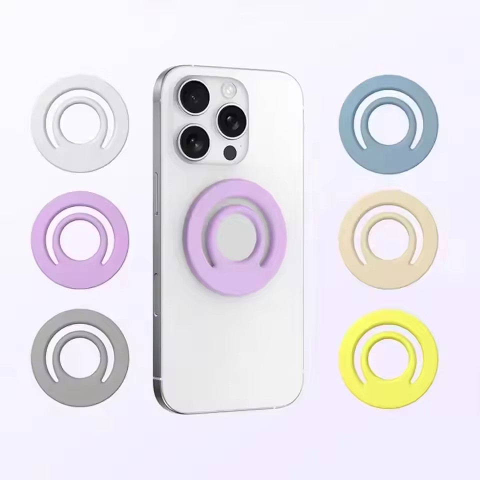Phone Accessories Items - Magnetic Silicone Stand Finger Ring Car