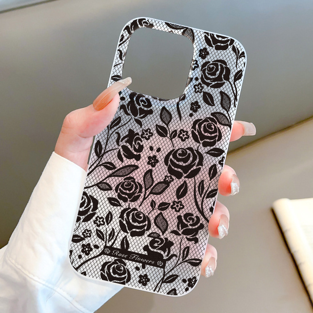 Phone Accessories Iphone - Rose Phone Case Silicone For iPhone