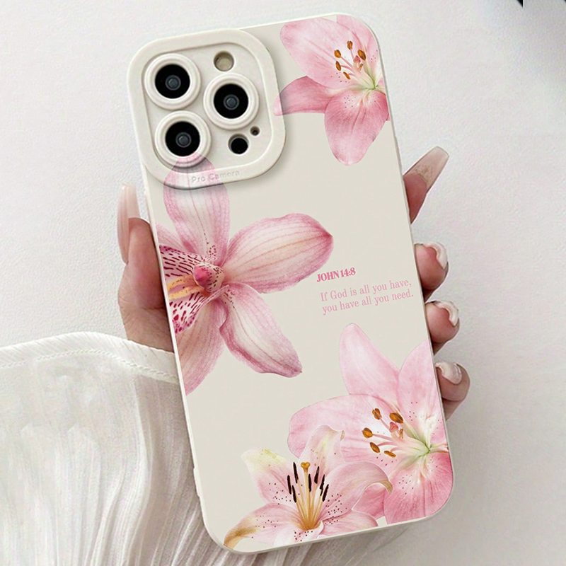 Blue Floral Painted Silicone I - Phone Accessories Iphone 评论和价格