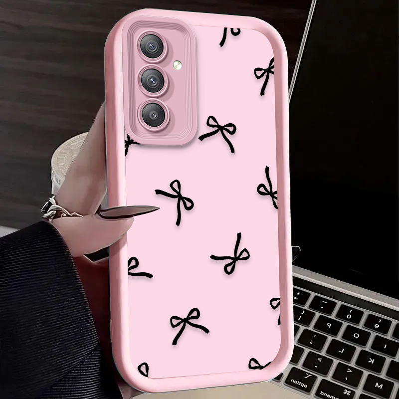 Black Love Heart Bowknot Case  - Phone Accessories Samsung 评论和价格