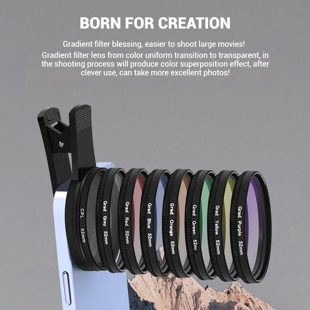 52MM Mobile Phone Lens Univers - Phone Accessories Items 评论和价格