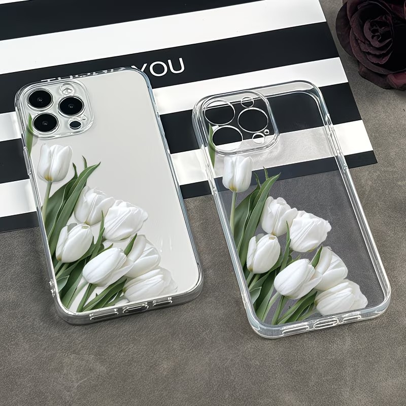 Tulip Printed Phone Case Case  - Phone Accessories Iphone 评论和价格
