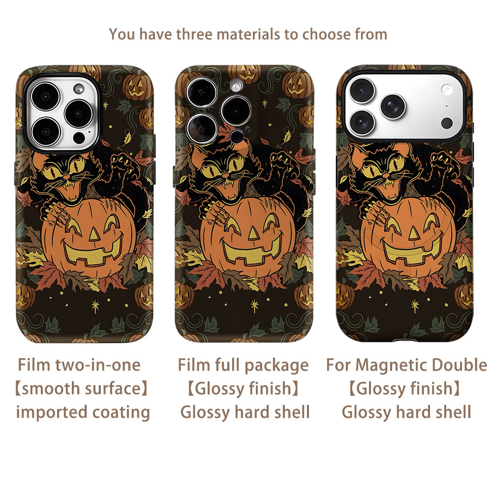 Vintage Halloween Cat For Magn - Magnetic Phone Case 评论和价格
