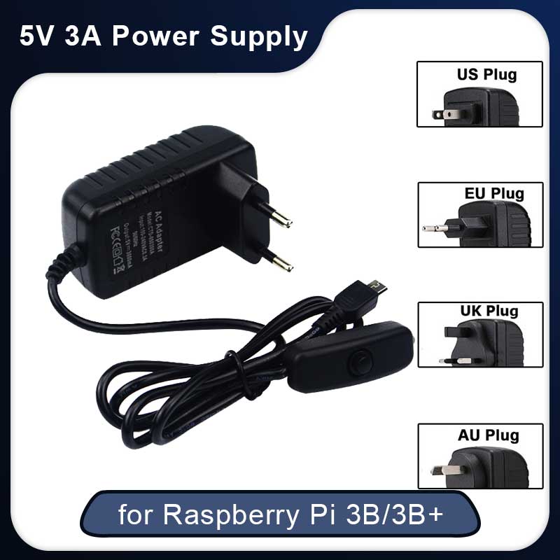 5V 3A Raspberry Pi 3 Model B+  - Phone Accessories Uk 评论和价格