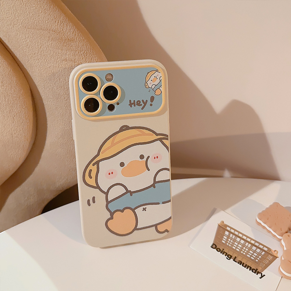 Korean Cartoon Yellow Duck Pho - Phone Accessories Iphone 评论和价格