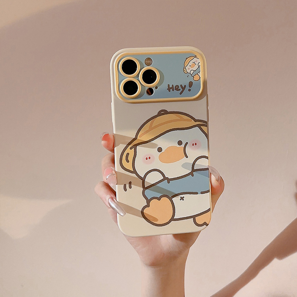 Korean Cartoon Yellow Duck Pho - Phone Accessories Iphone 评论和价格