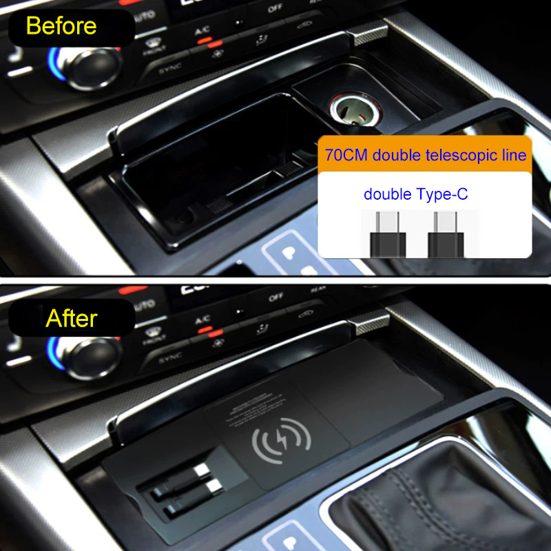 For Audi A6L A7 C7 Wireless Ch - Phone Accessories Types 评论和价格