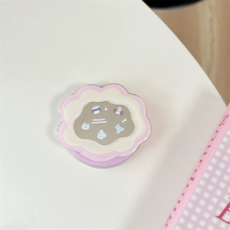 Cartoon Mirror Telescopic Phon - Phone Accessories Items 评论和价格