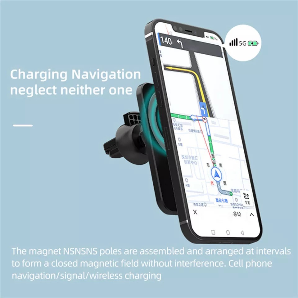 Wireless Charger Magnetic Car  - Phone Accessories Types 评论和价格