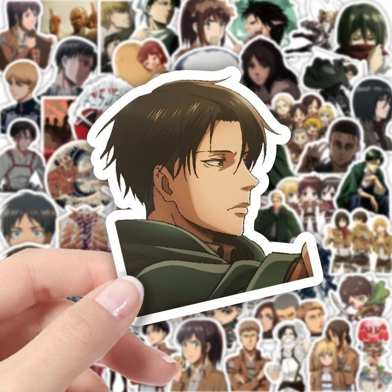 60Pcs Attack on Titan Anime St - Phone Accessories Items 评论和价格