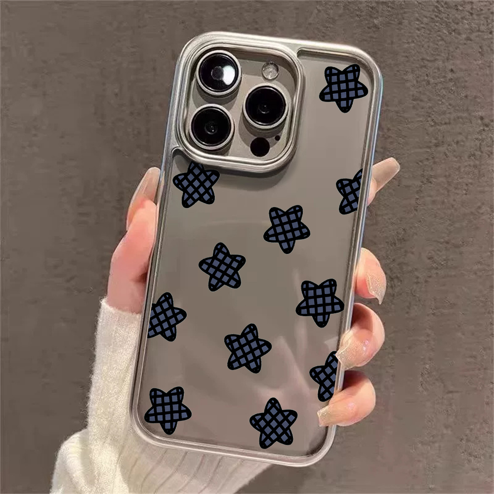 Y2K Stars Fashion Clear Cases  - Phone Accessories Iphone 评论和价格