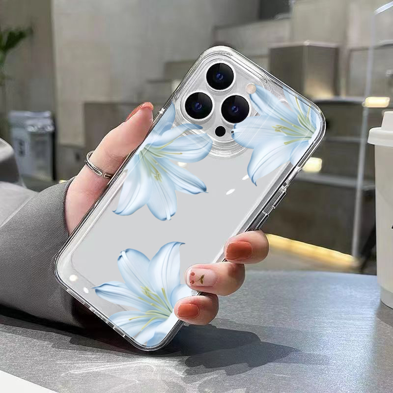 Fashion Exquisite White Lily F - Phone Accessories Iphone 评论和价格