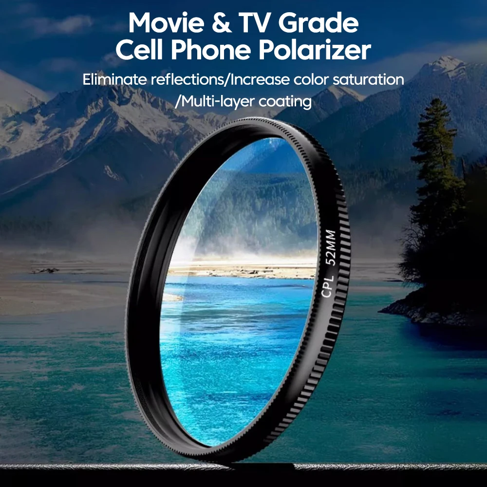 New 52mm CPL Mobile Phone Lens - Phone Accessories Items 评论和价格