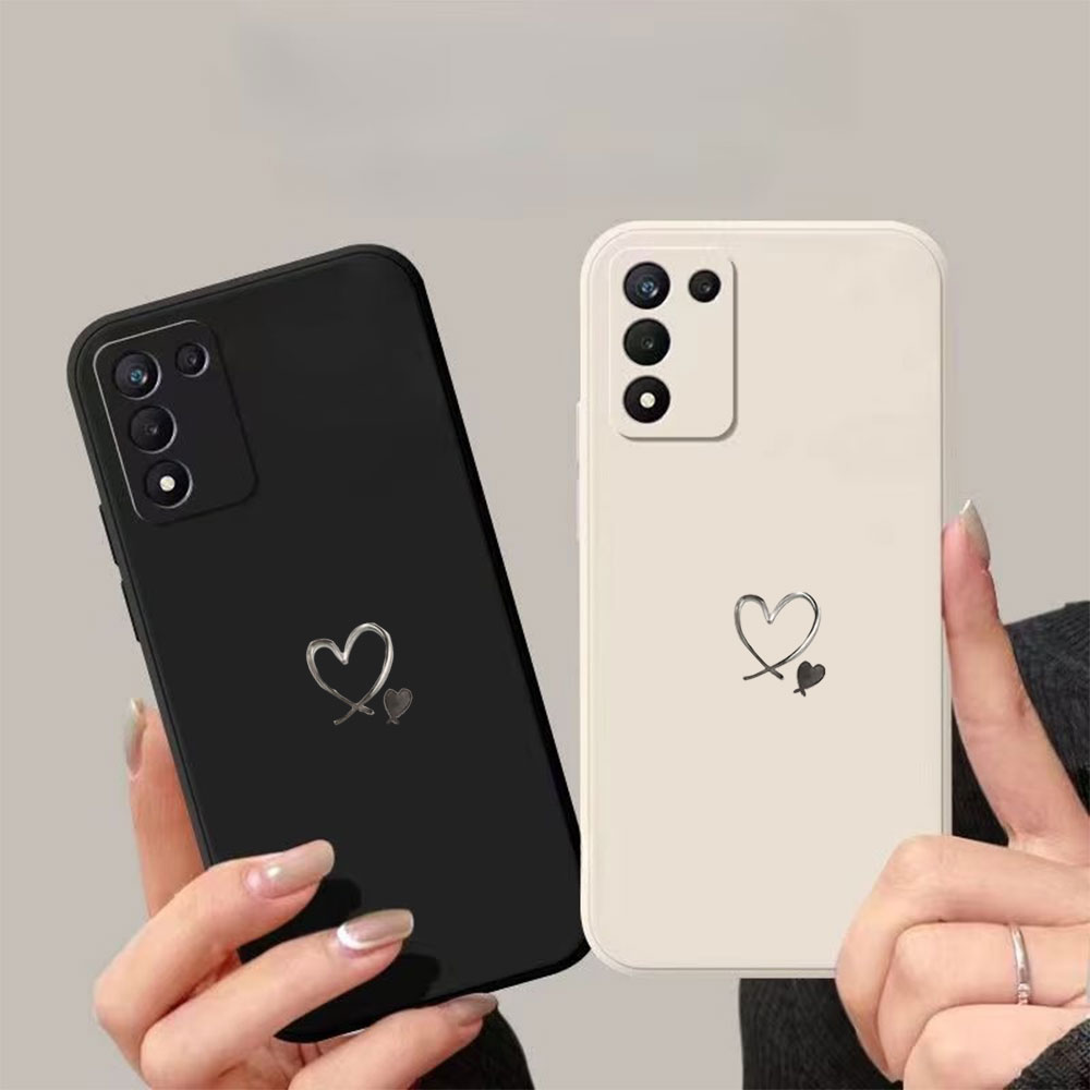 Love Heart Print Anti-Drop Pho - Phone Accessories Samsung 评论和价格