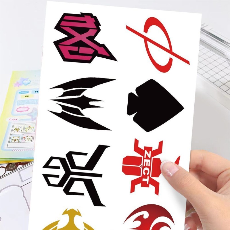 60 Sheets Kamen Rider Logo Sti - Phone Accessories Items 评论和价格